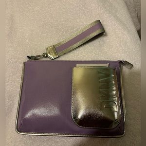 DKNY Purple rose/ wallet /clutch
